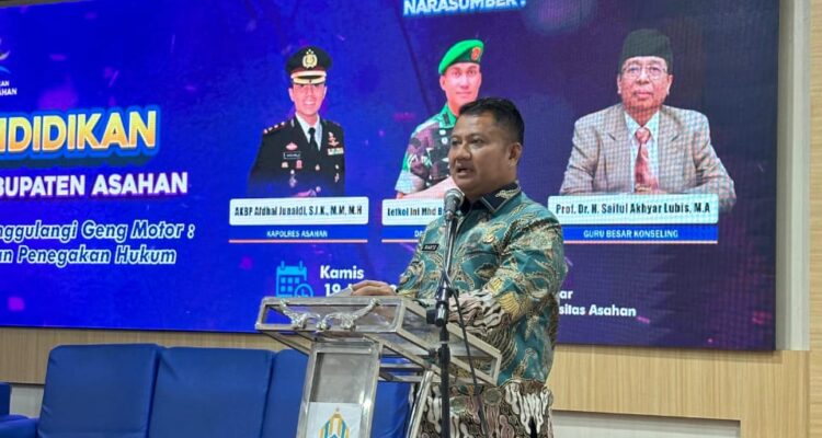 Hadiri Seminar Pendidikan, Wabup Asahan Tegaskan Fenomena Geng Motor Butuh Hadiri Seminar Pendidikan, Wabup Asahan Tegaskan Fenomena Geng Motor Butuh Penanganan Komprehensif