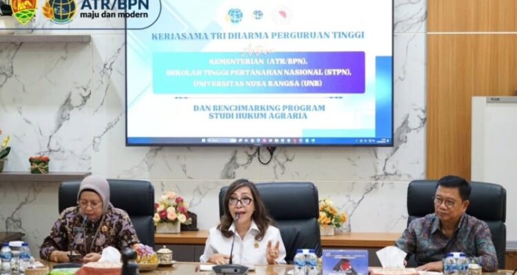 Membangun Sinergi Keilmuan, Dirjen Penataan Agraria Dampingi UNB Jajaki Kerja Sama dengan STPN