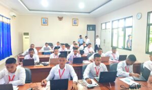 Menyaring yang Terbaik: 22 Casis Bintara TNI AU Jalani Tes Psikologi di Lanud RSA Natuna