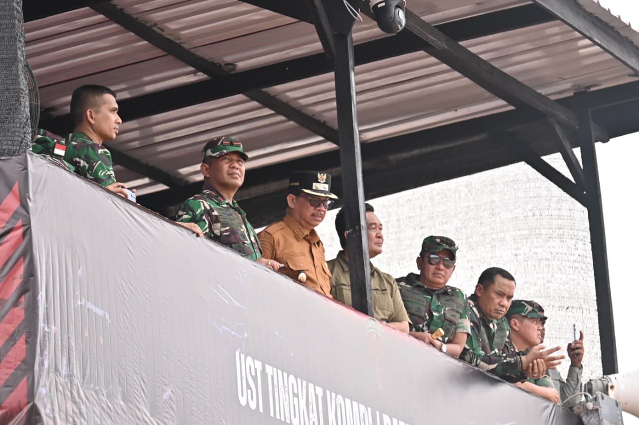 Sinergi di Ujung Negeri, Danlanud RSA Hadiri Latihan Tempur Yonkomposit 1/Gardapati