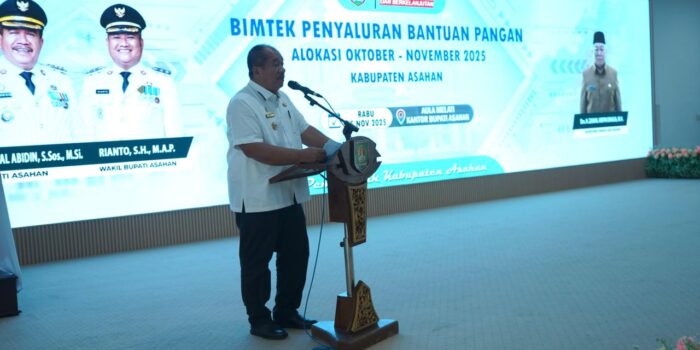 Buka Bimtek Penyaluran Bantuan Pangan, Bupati Asahan Tegaskan Komitmen Menjaga Ketahanan Pangan