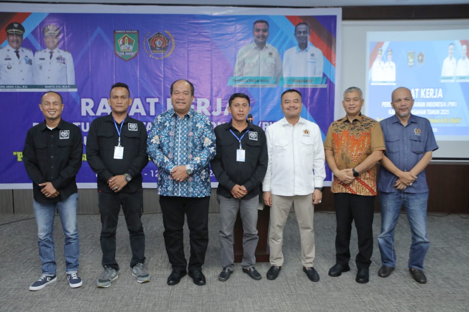 Hadiri Rakerda PWI Asahan, Bupati Tegaskan Pentingnya Peran Wartawan