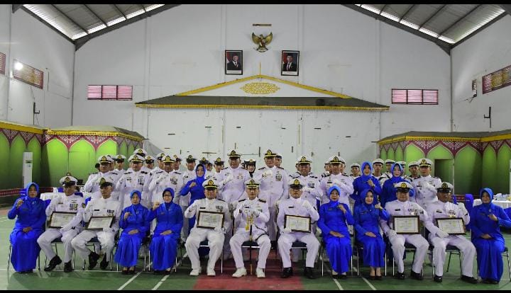 Setia Sampai Akhir: Jejak Pengabdian Prajurit Lanal Tarempa Purna Tugas