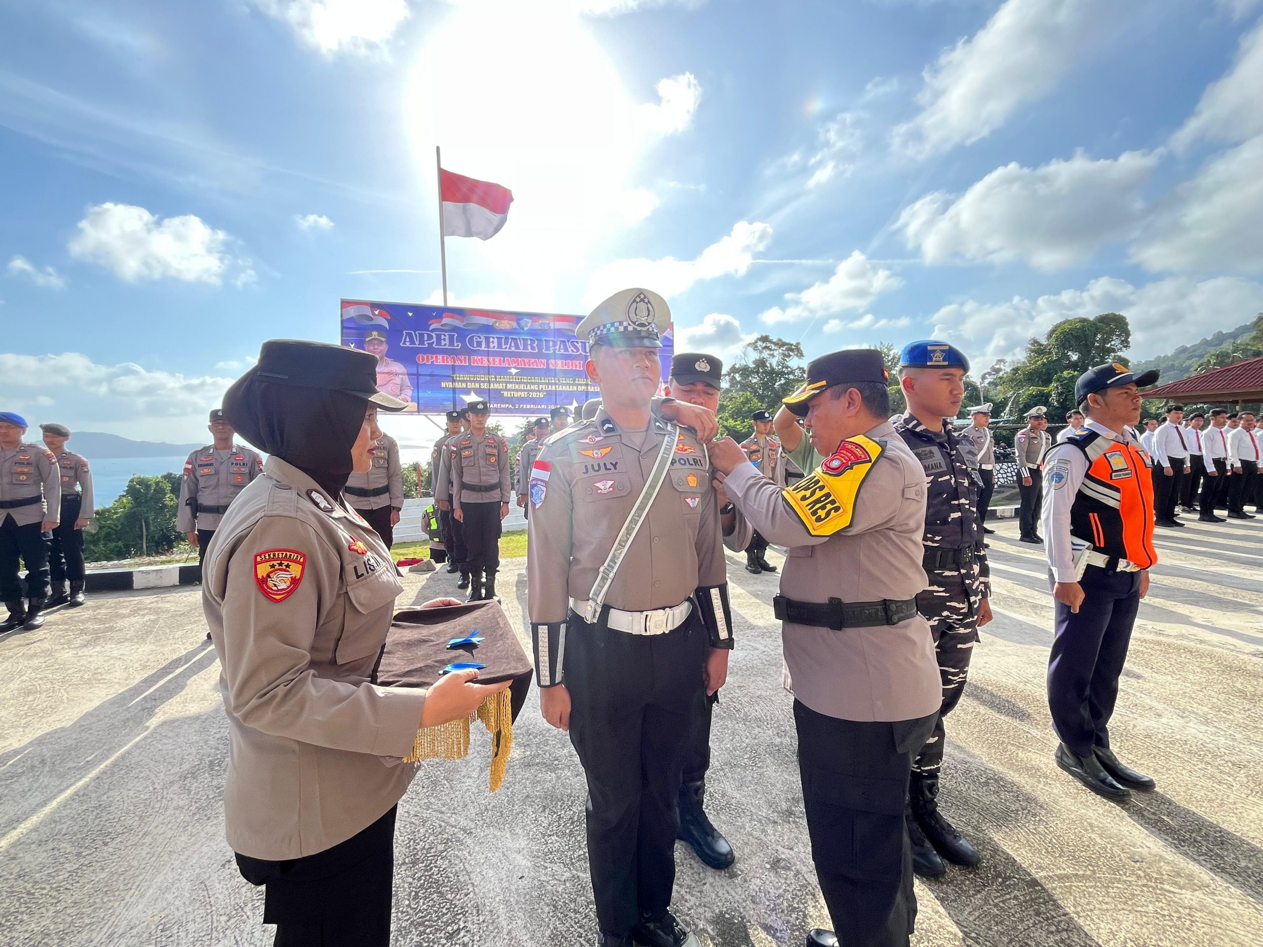 Polres Kepulauan Anambas Gelar Apel Operasi Keselamatan Seligi 2026, Fokus Tekan Pelanggaran dan Kecelakaan Lalu Lintas