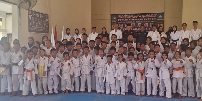 Uji Kemampuan, Kohai Gokasi Kepri Jalani UKT di Toapaya