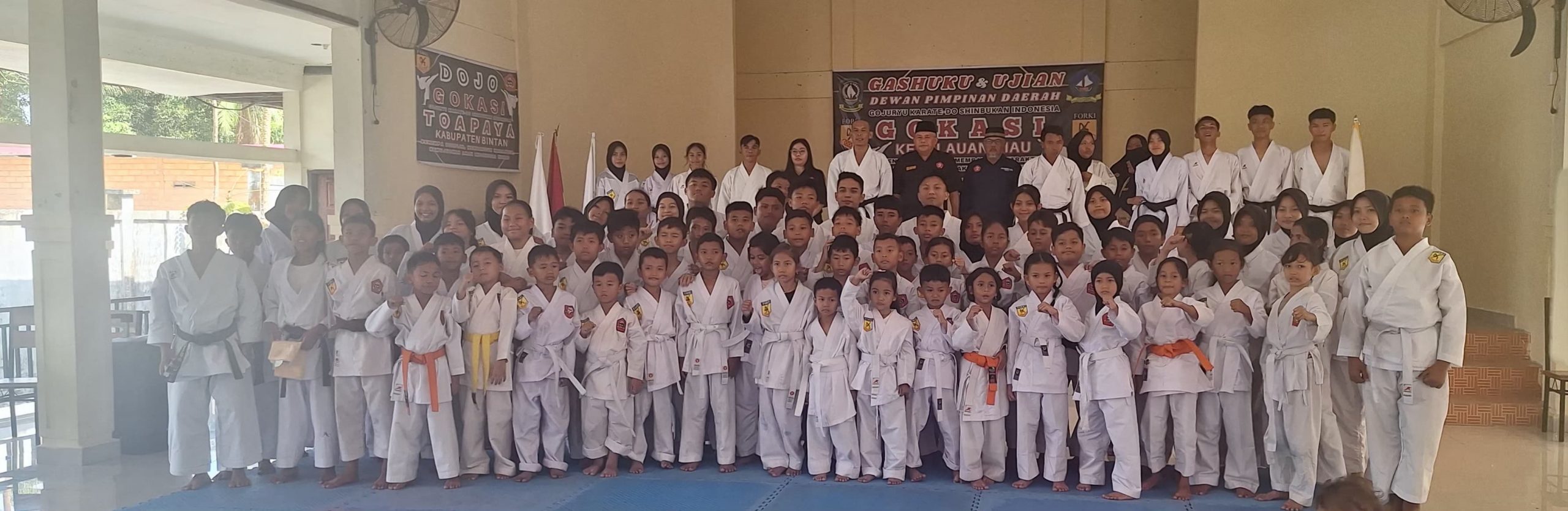 Uji Kemampuan, Kohai Gokasi Kepri Jalani UKT di Toapaya